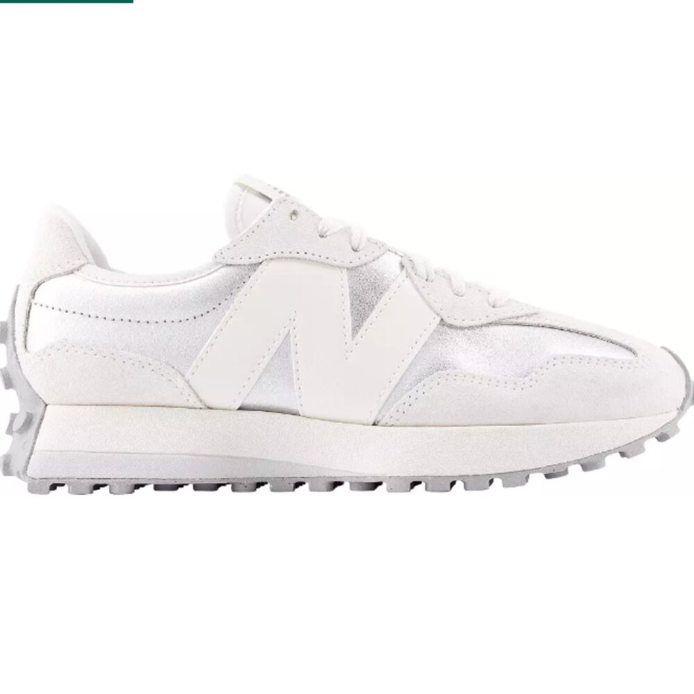 New Balance 327 Casual Women Sneakers Shoes Athletic Silver White ⚡️size 9 ⚡️ - Picture 3 of 10